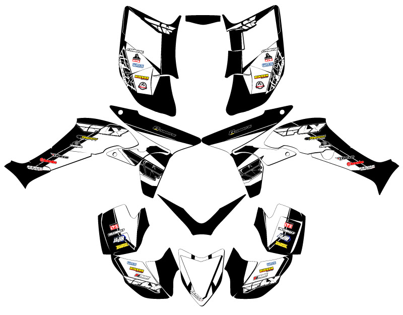 2005 TRX450R TRX 450R 450 R GRAPHICS KIT FOR HONDA ATV STICKERS DECALS